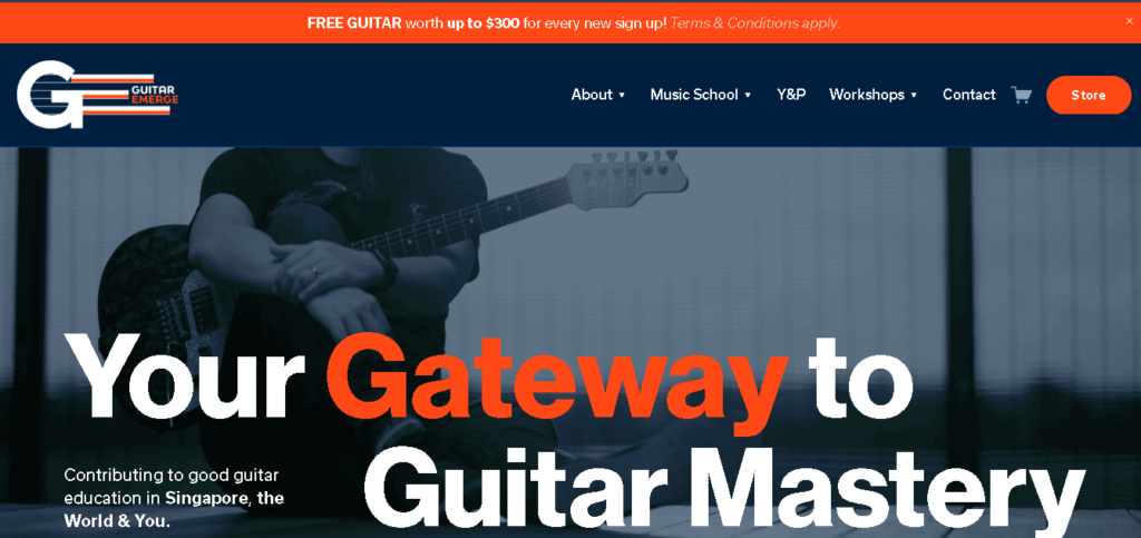 Guitar Emerge Guitar Teacher Singapore