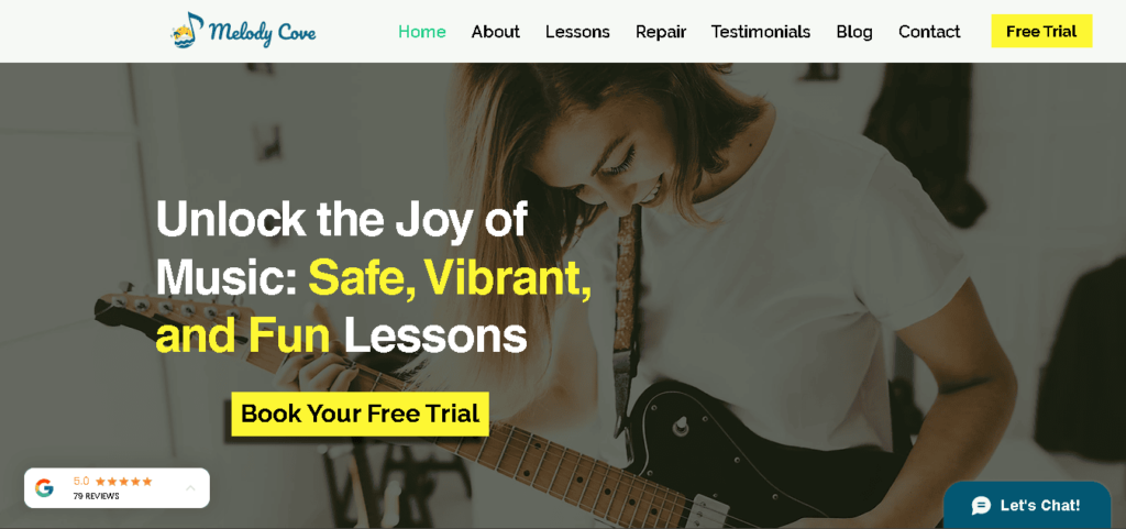 Melody Cove Guitar Classes Singapore
