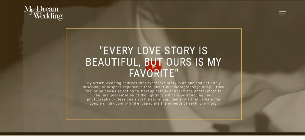 My Dream Wedding Affordable Bridal Packages Singapore
