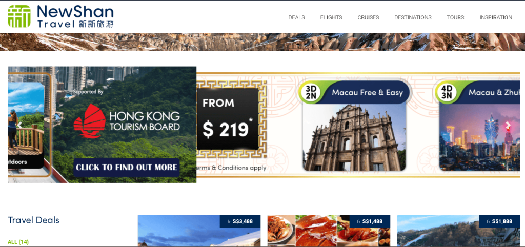 New Shan Travel Tour And Travel Agency In Singapore