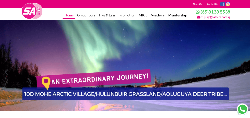 SA Tours Agency  Singapore