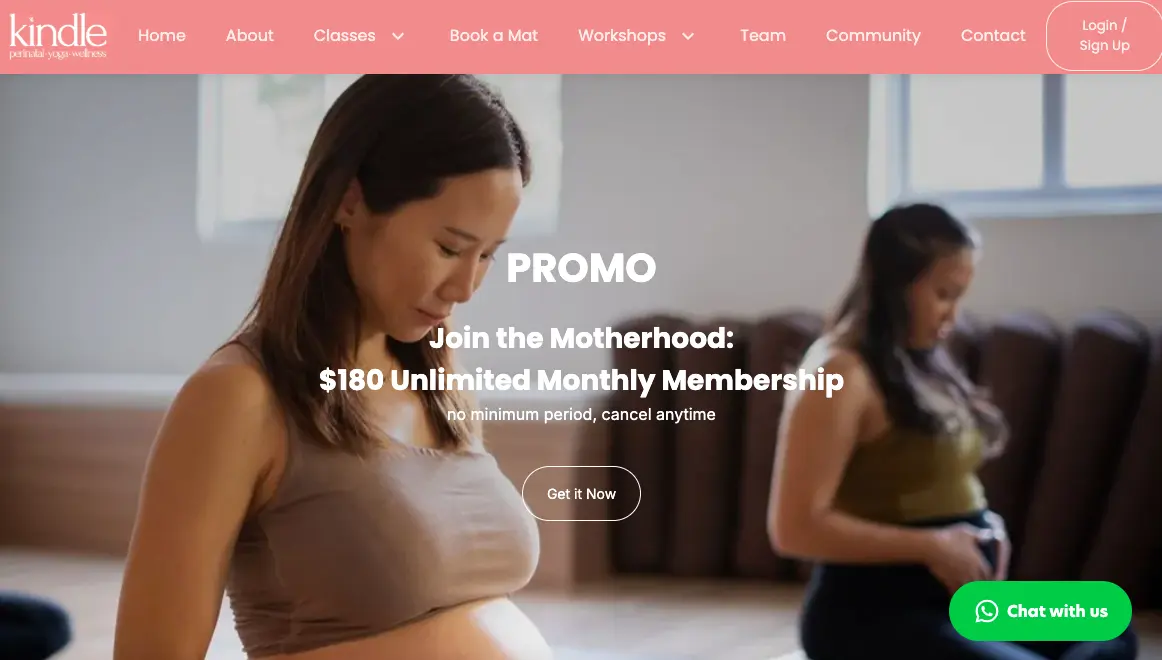 Kindle Space Pregnancy Yoga Singapore