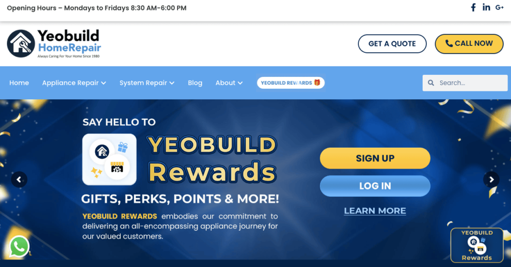 Yeobuild HomeRepair Washing Machine Repair