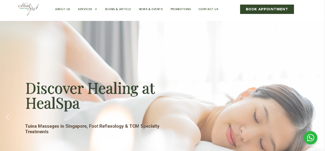 HealSpa Shoulder Massage In Singapore