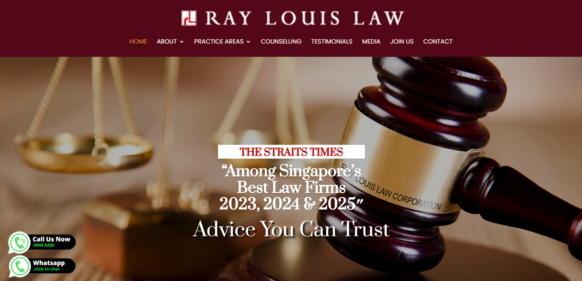 Louis Ray 7 Best Criminal Lawyers In SG For Women’s Legal Expert 2025