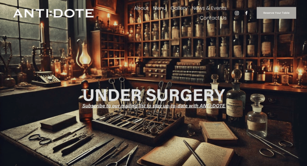 ANTI DOTE Best High Tea Buffet Singapore
