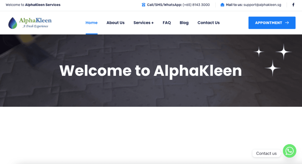 AlphaKleen Services Sofa Cleaning Services Singapore