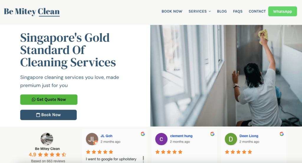Be Mitey Clean Sofa Cleaning Singapore