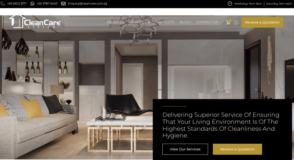 Clean Care Best Sofa Cleaning Singapore