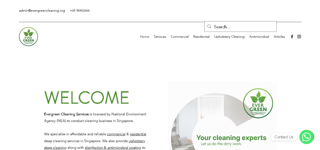 Evergreen Cleaning Services Office Singapore