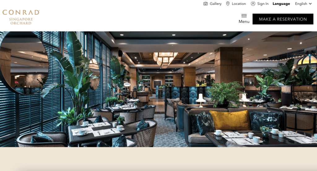 Tea Lounge Best High Tea Buffet Singapore