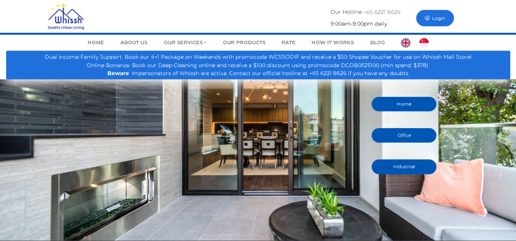 Whissh Singapore Office Cleaning Services