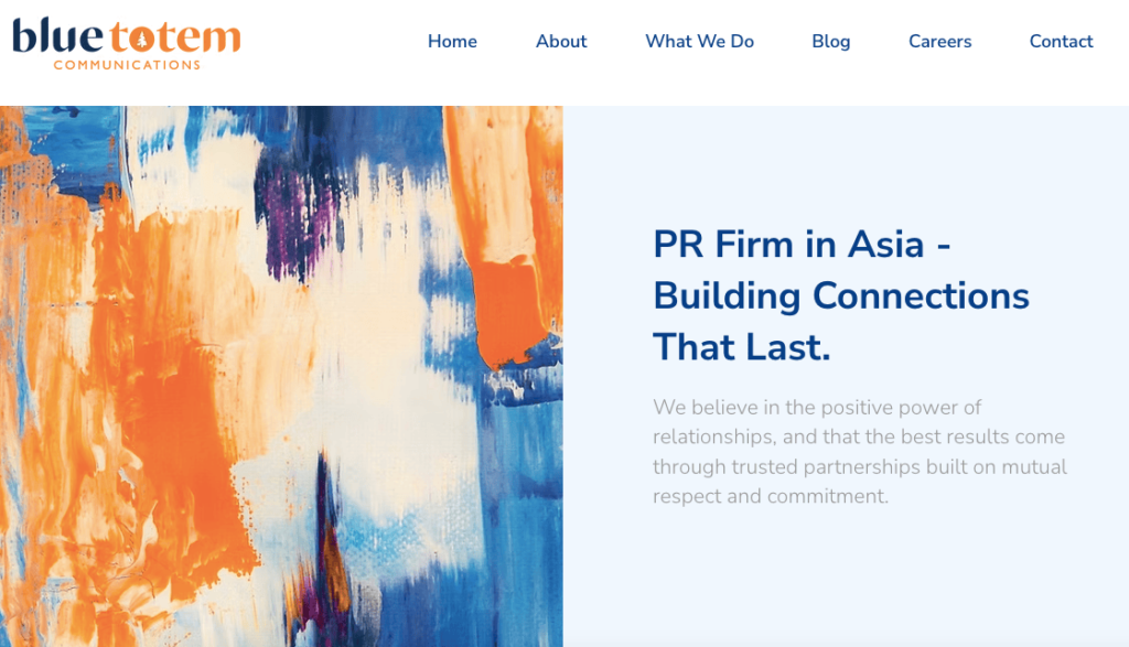 Blue Totem Communications PR Firms Singapore