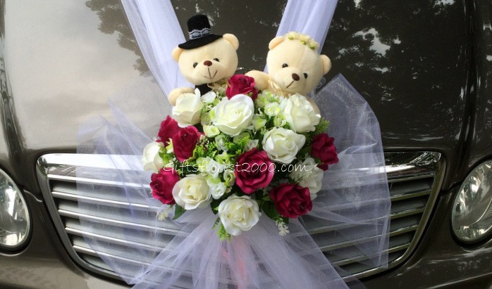 Gifts Florist 2000 Wedding Car Flower Decoration Singapore