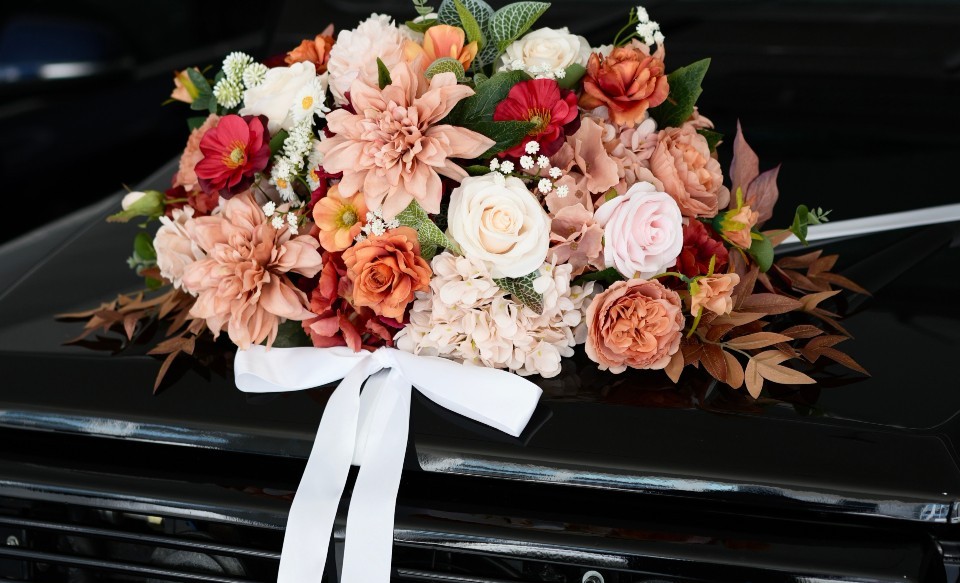 Moon Fleur Singapore Cheap Wedding Car Decoration