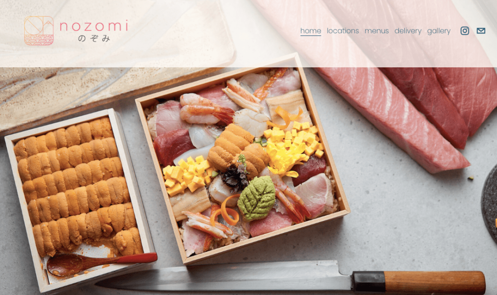 Nozomi Best Japanese Bento Delivery Singapore
