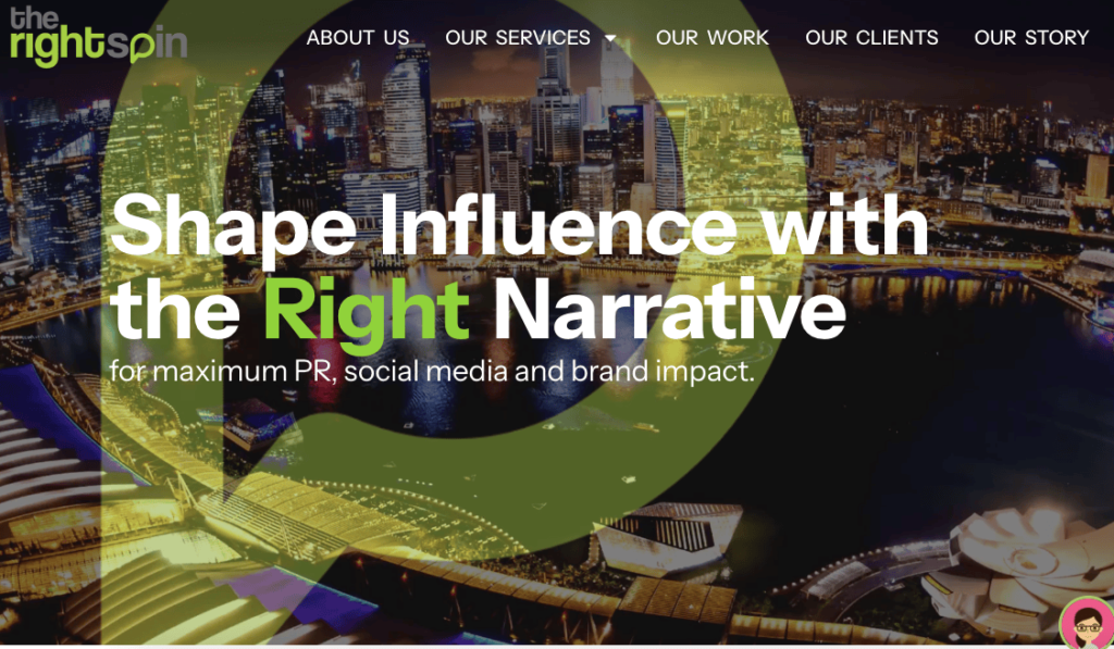 The Right Spin PR Agency Singapore