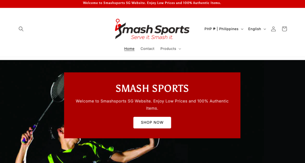 Smashsports Badminton Store In Singapore