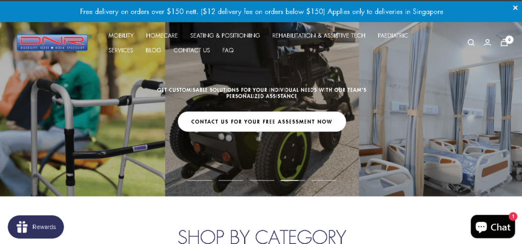 DNR Wheels Mobility Scooters For Elderly In Singapore
