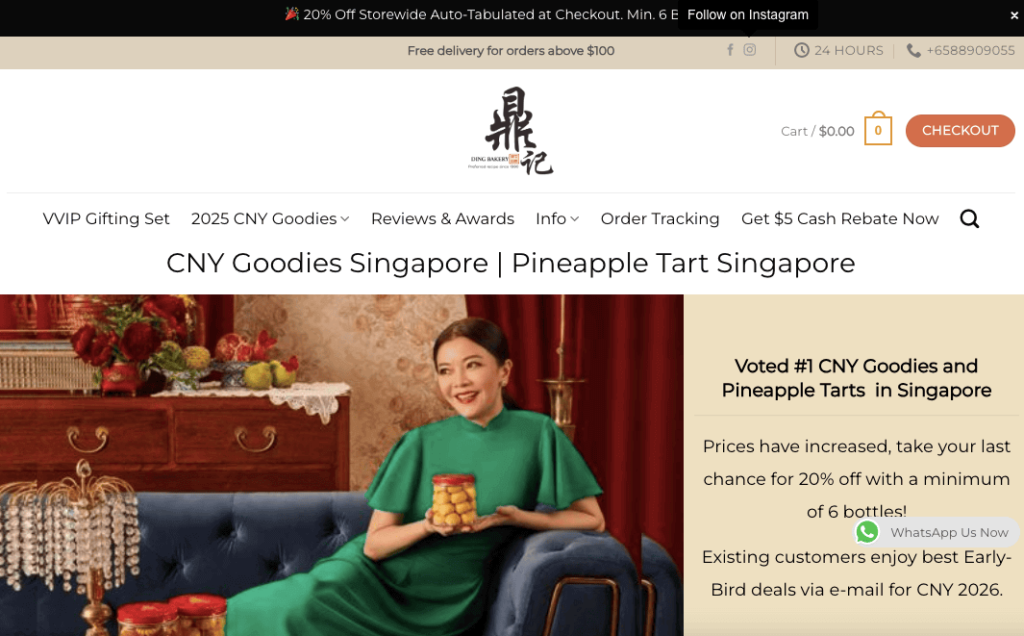 Ding Bakery Best Durian Mooncake Singapore