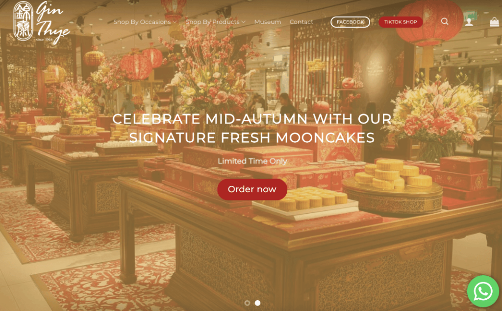 Gin Thye Cake Maker Best Durian Mooncake Singapore