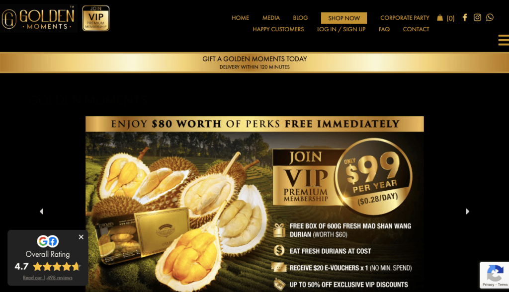 Golden Moments Best Mooncake Singapore