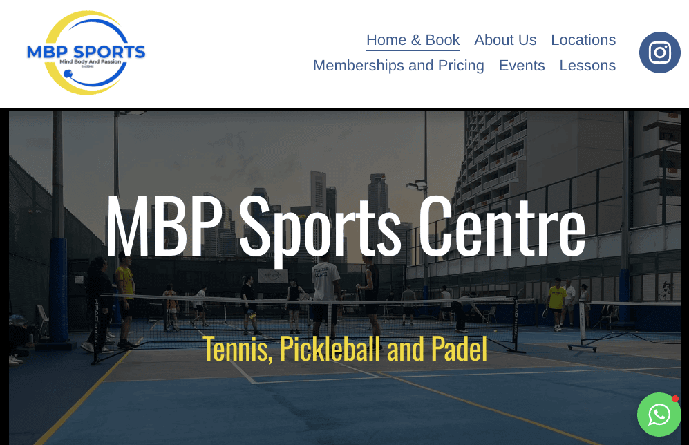 MBPSPORTS Racket Sports Padel Tennis Singapore