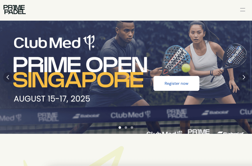Prime Padel Court Singapore