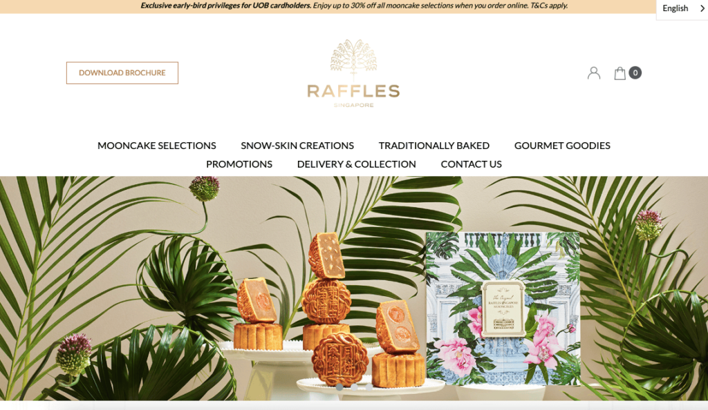 Raffles Celebrations Famous Mooncake In Singapore