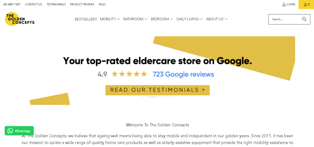 The Golden Concepts Mobility Scooters Singapore