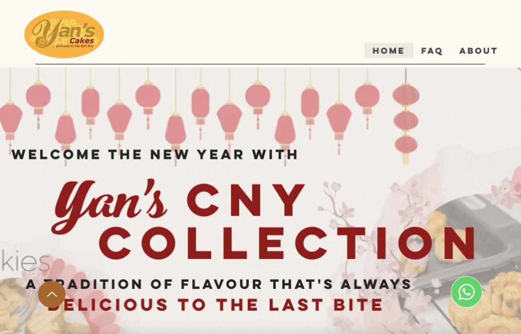 Yan's Cakes Best Pineapple Tart Singapore