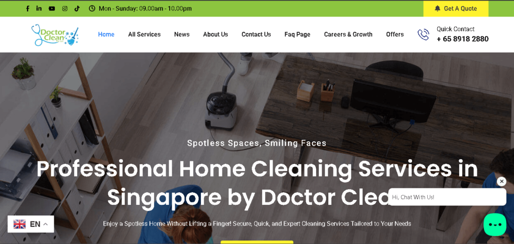 Doctor Clean Singapore Home Cleaning