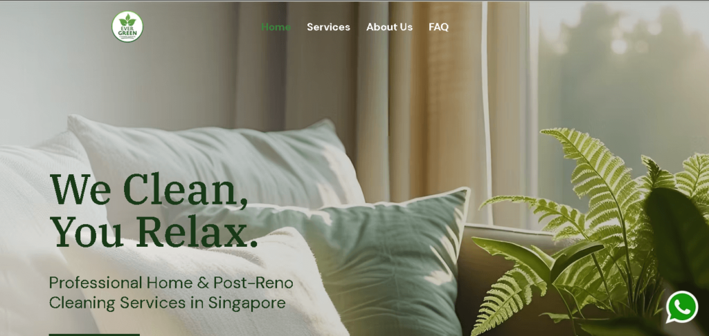 Evergreen Cleaning Services For House Singapore