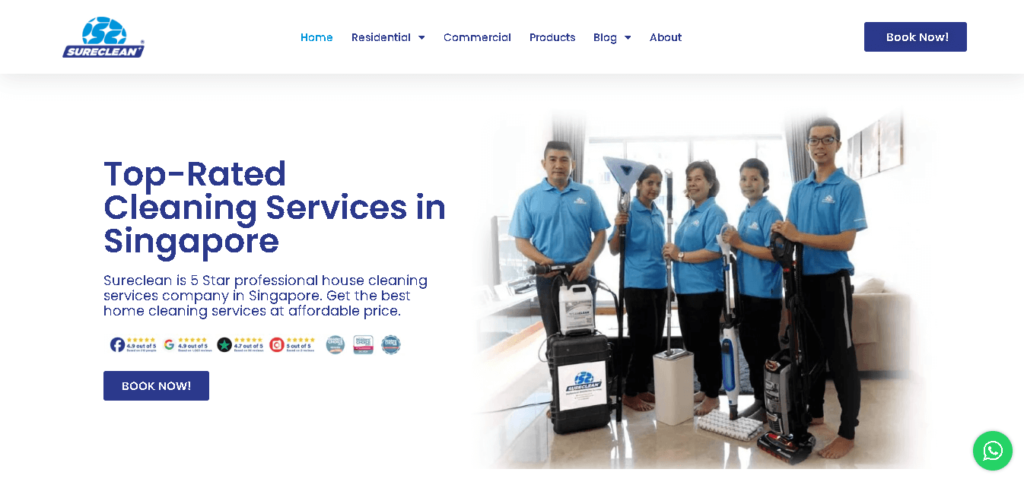 Sureclean House Cleaning Singapore