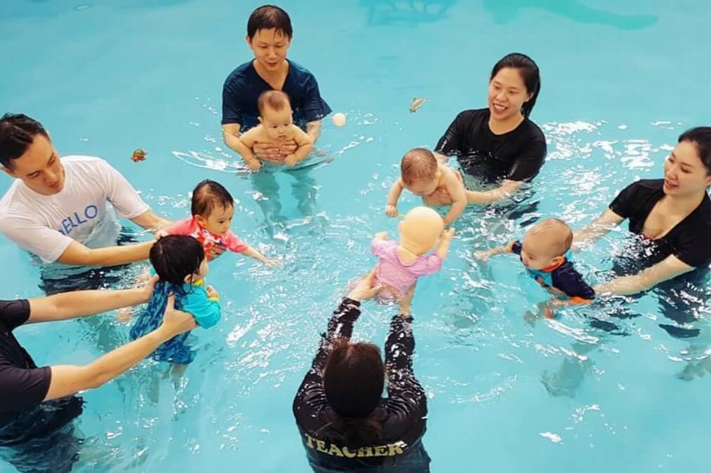 Little Splashes Aquatics Infant Swimming Lesson Singapore