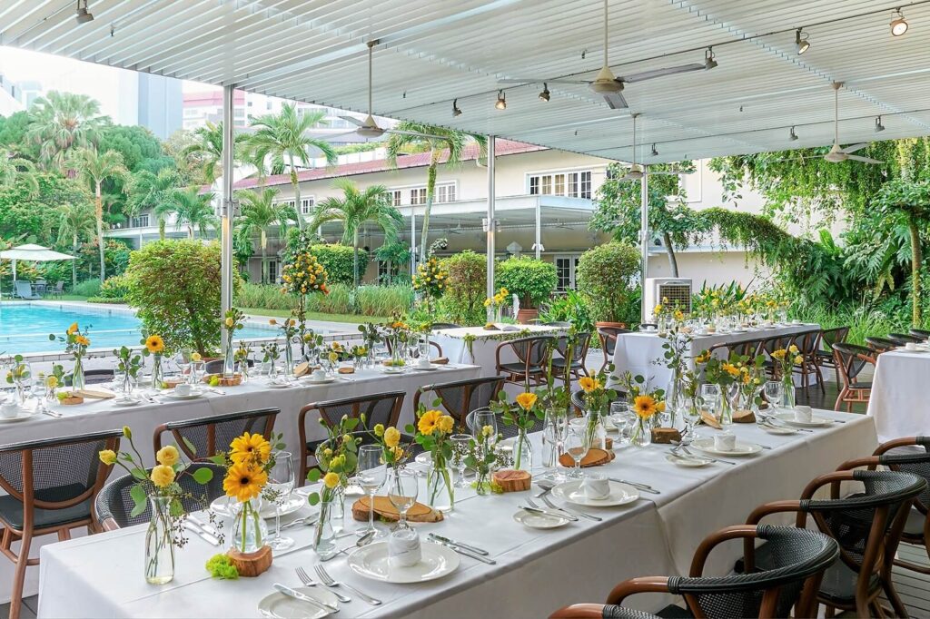Goodwood Park Best Garden Wedding Singapore