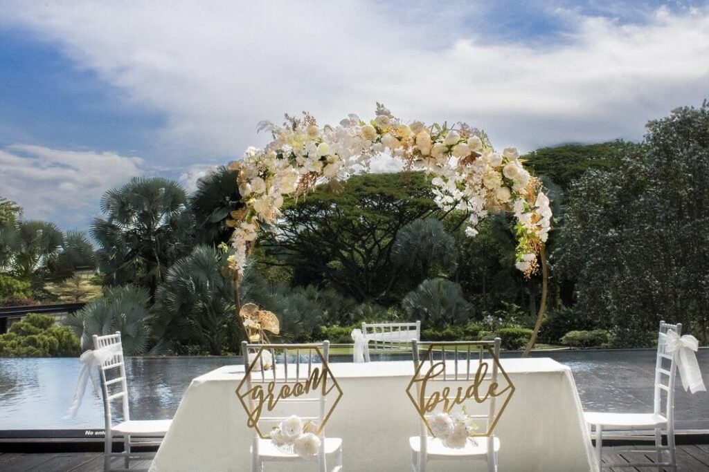 Vineyard Hort Park Best Garden Wedding Singapore