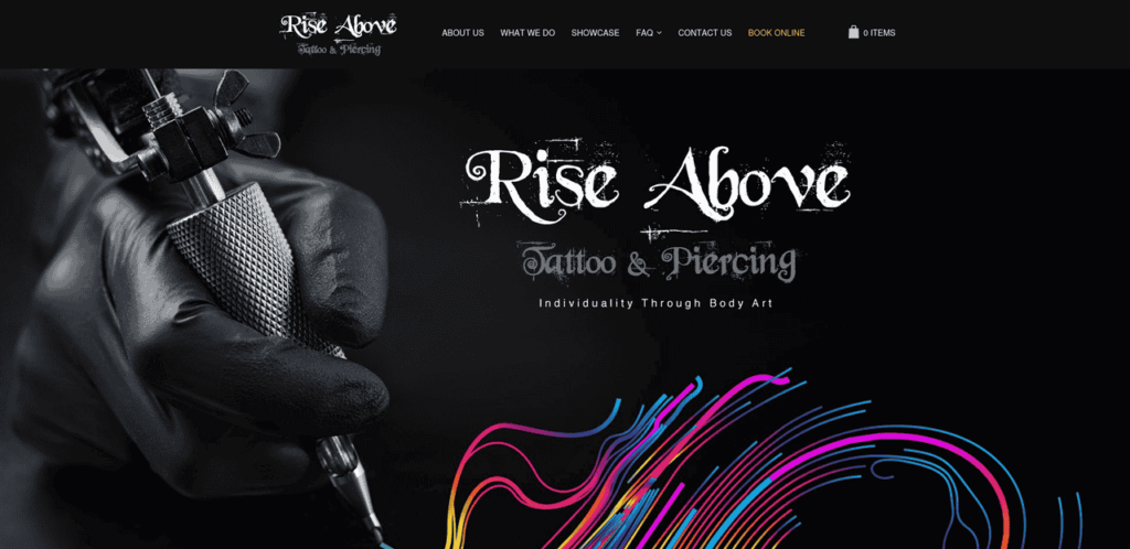 Rise Above Tattoo & Piercing Shop Singapore