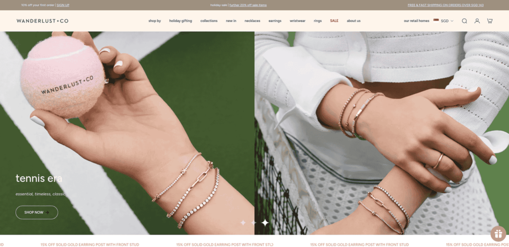 Wanderlust + Co Ear Piercing Shop Singapore