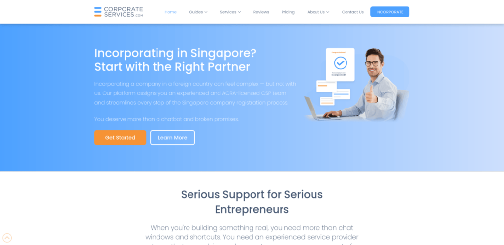 CorporateServices.com Singapore