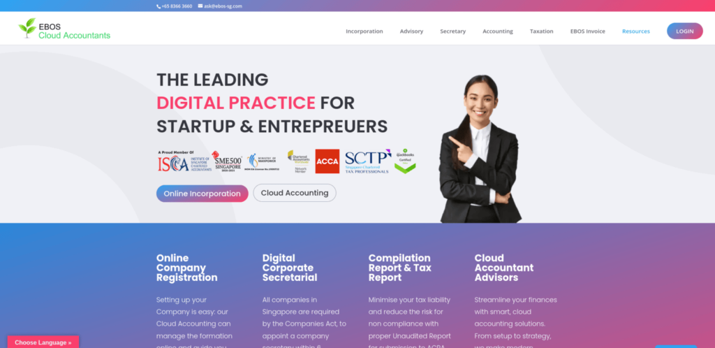 Ebos Cloud Consultants Incorporation Service Singapore
