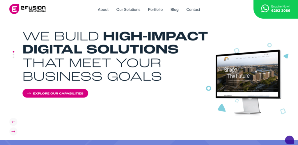 eFusion Web Design Company Singapore