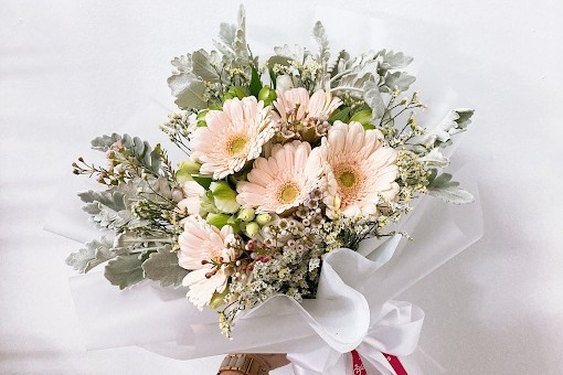 Flowers And Kisses Bridal Bouquet Singapore