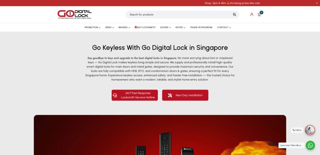 Go Digital Lock Singapore