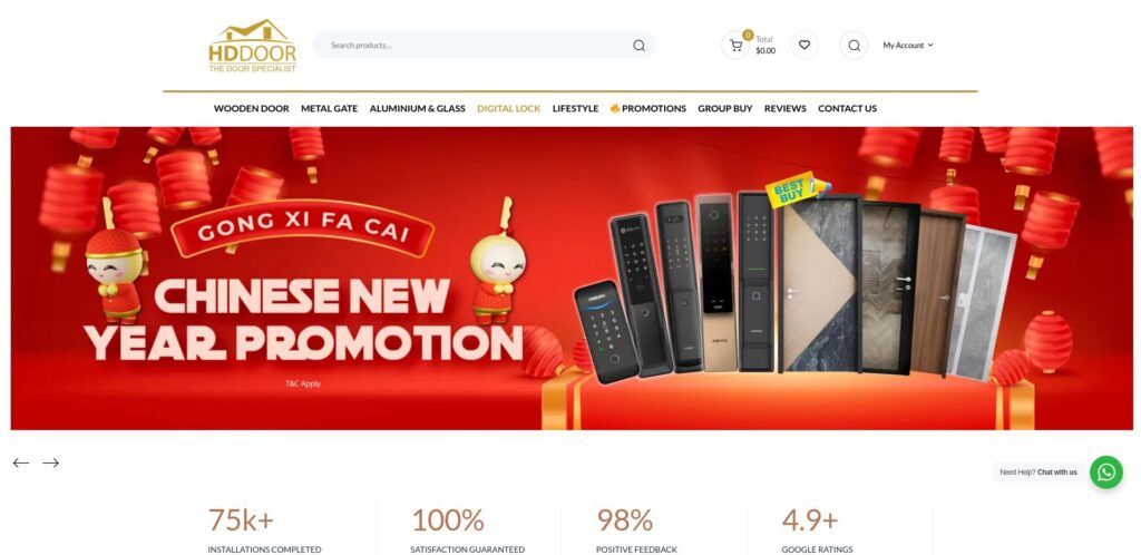 HDDoor Best Digital Lock Singapore