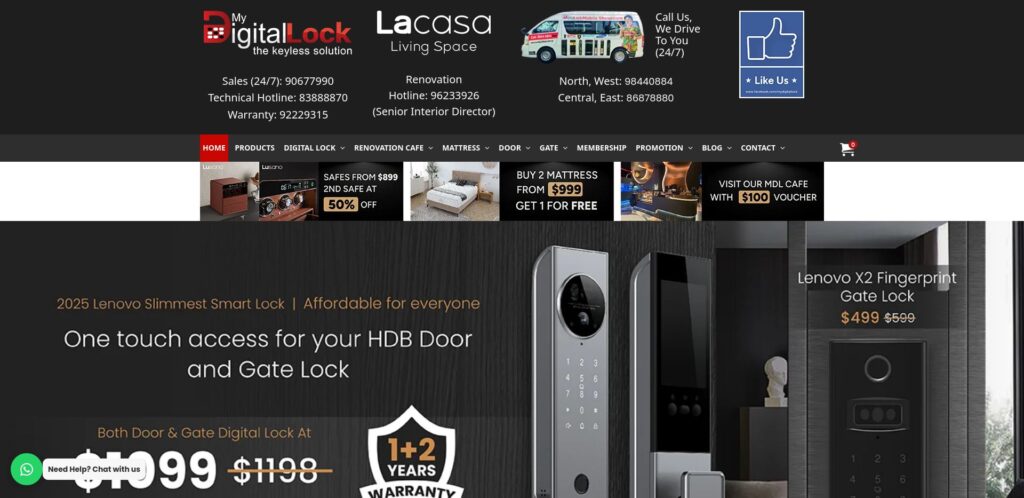My Digital Lock Door Singapore