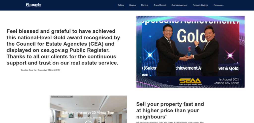 Pinnacle Estate Agency Singapore