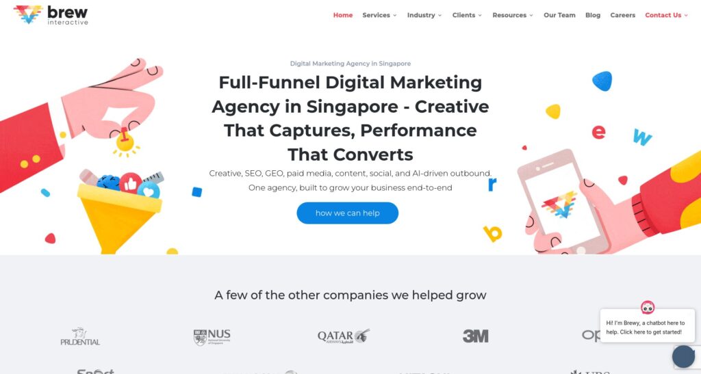 Brew Interactive PSG Grant Digital Marketing Singapore