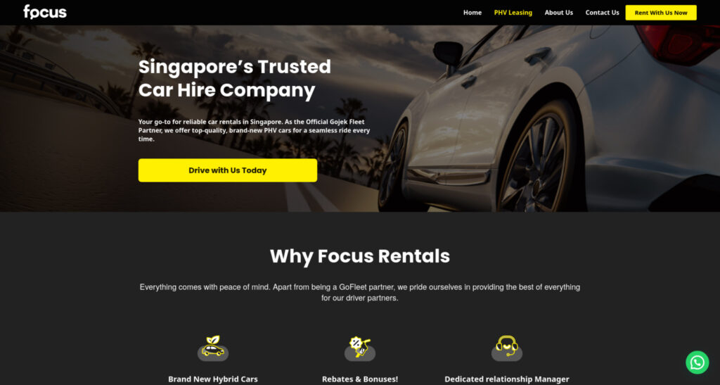 Focus Rentals Car Singapore