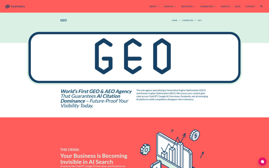 Hashmeta Best GEO Agency Singapore